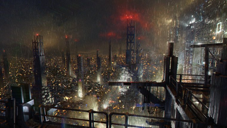Deus ex город ГОЛЕМОВ