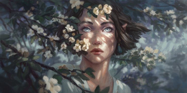 Девочка Весна арт