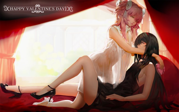 Аниме девушка с девушкой