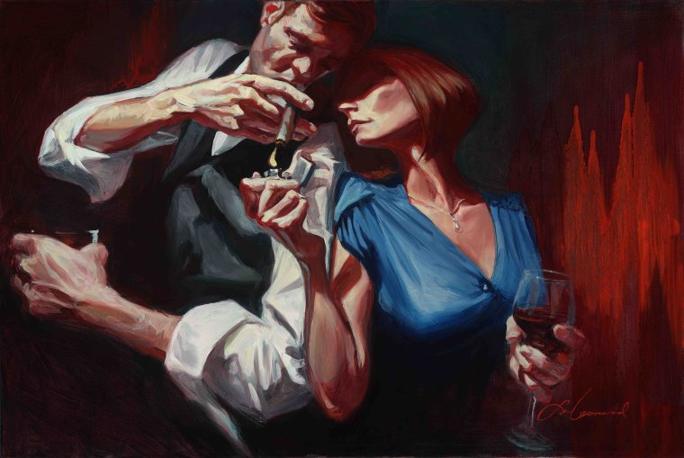 Мужчина и женщина арт