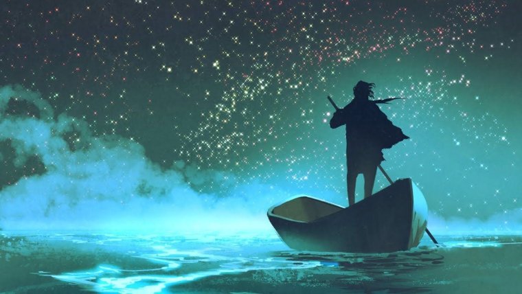 Парень в лодке