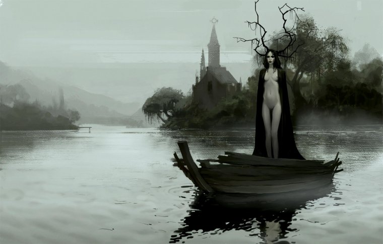 Девушка на корабле