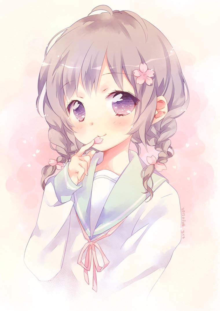 Аниме девушка милое