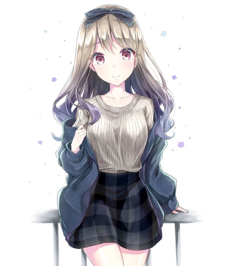 Милые аниме девочки