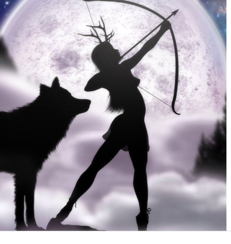 Диана Артемида Бог арт фэнтези