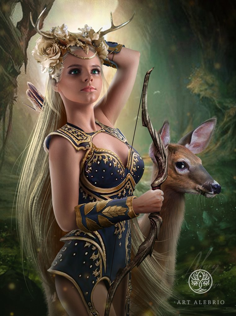 Диана богиня Луны и охоты