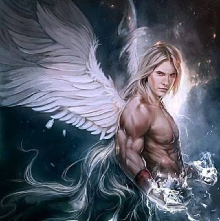 Парень с крыльями фэнтези