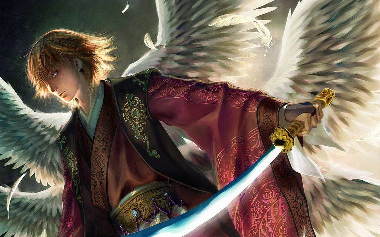 Фэнтези парни ангелы