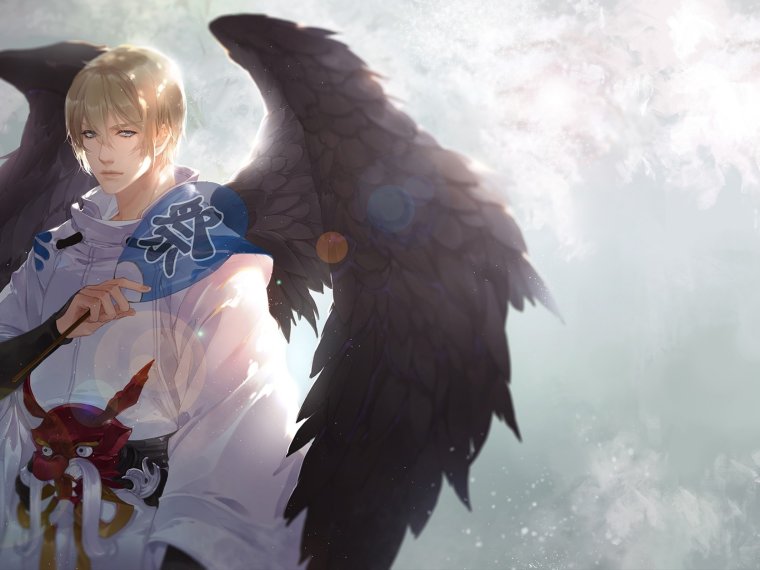 Полуангел полудемон парень