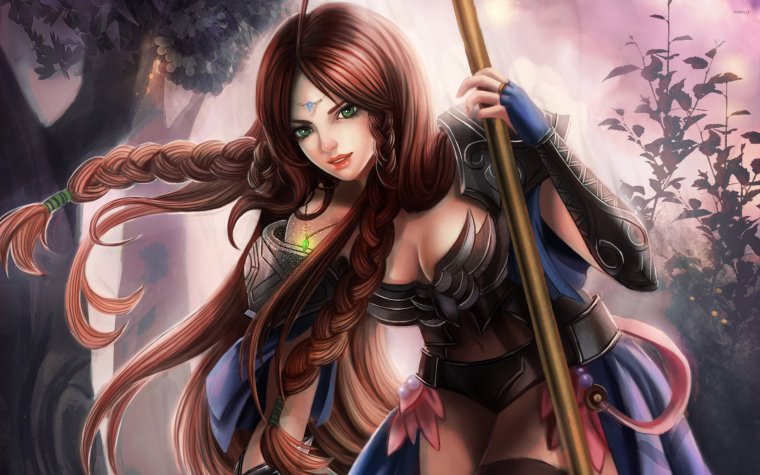 Девушки воительницы