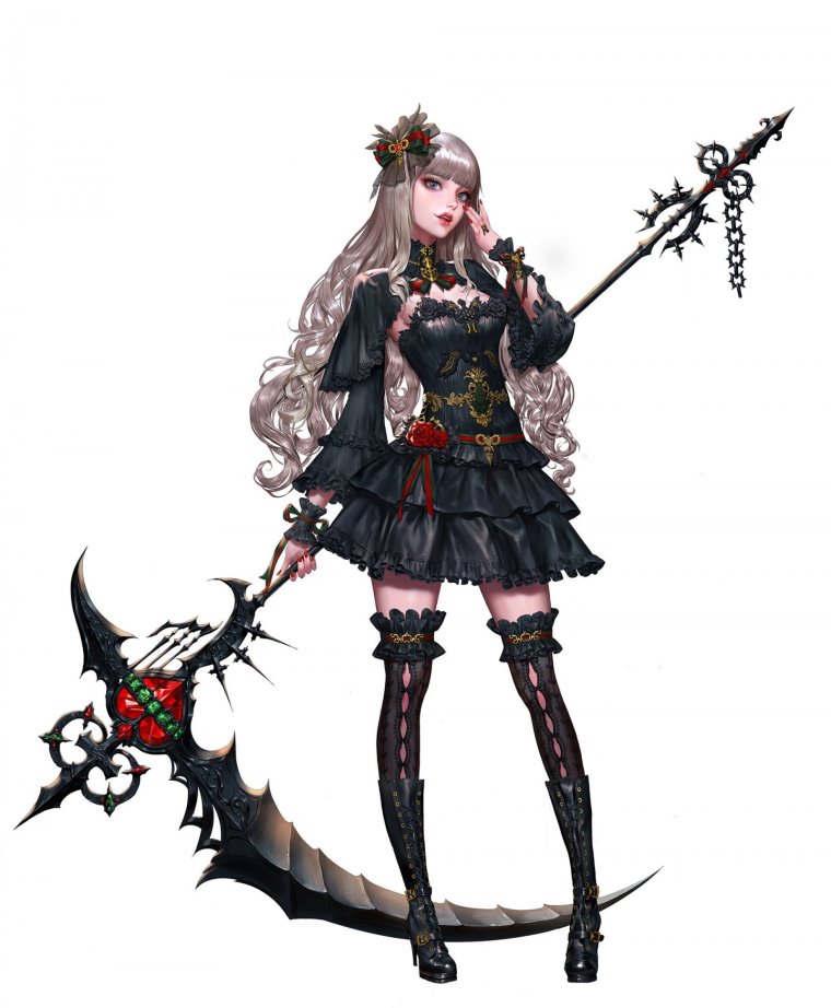 С косой фэнтези