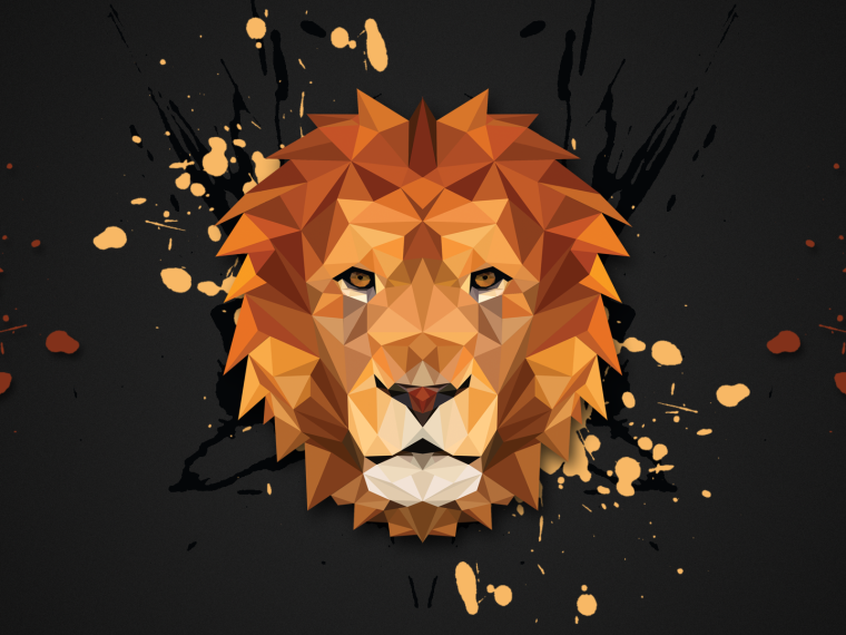 Versace Lion Gold head