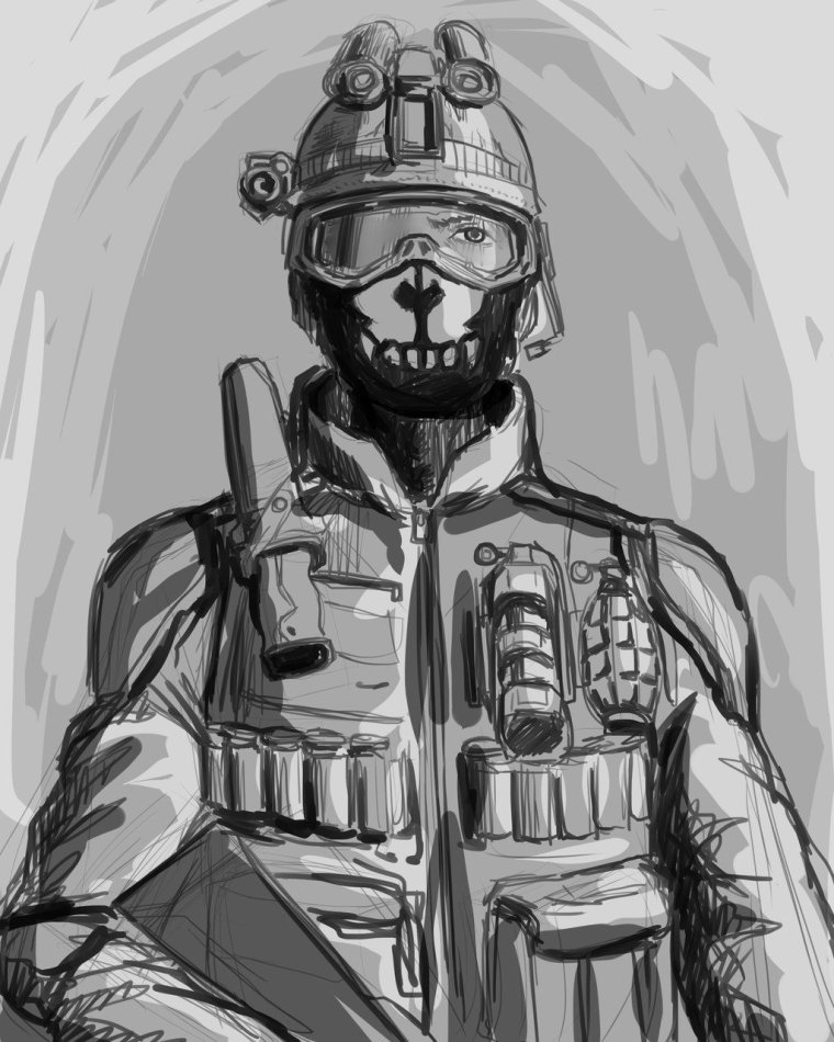 Call of Duty Modern Warfare арт