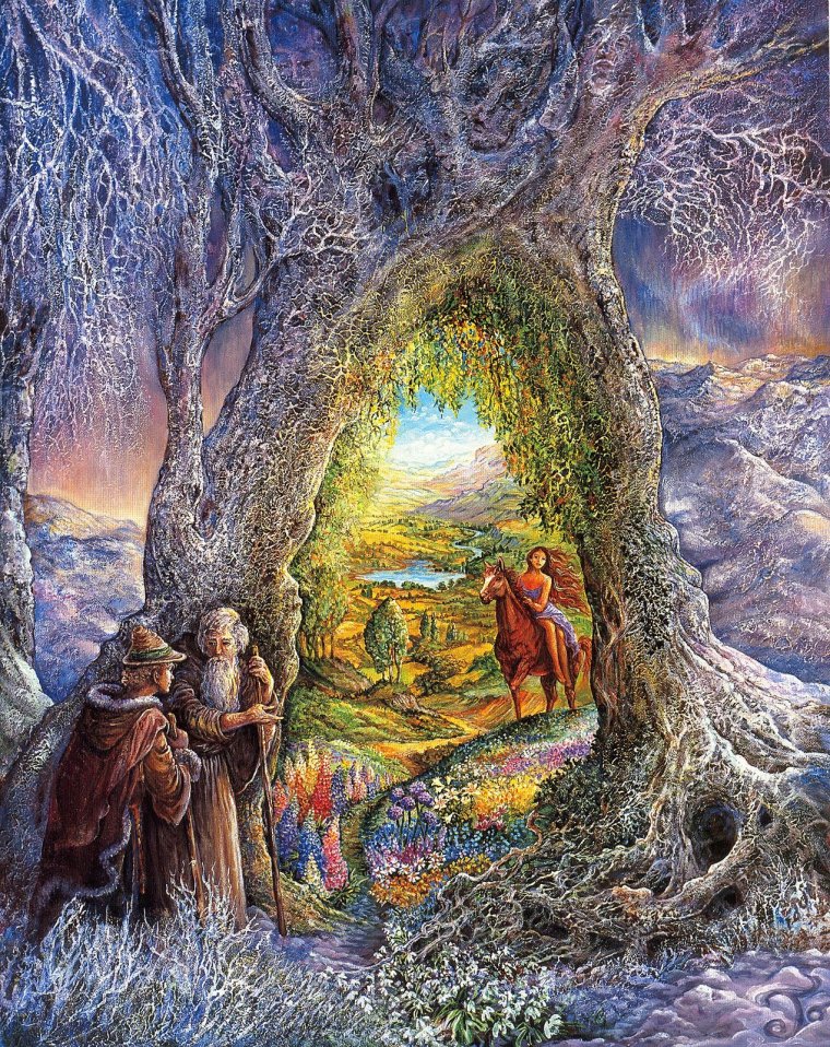 Картины Жозефины Уолл Josephine Wall