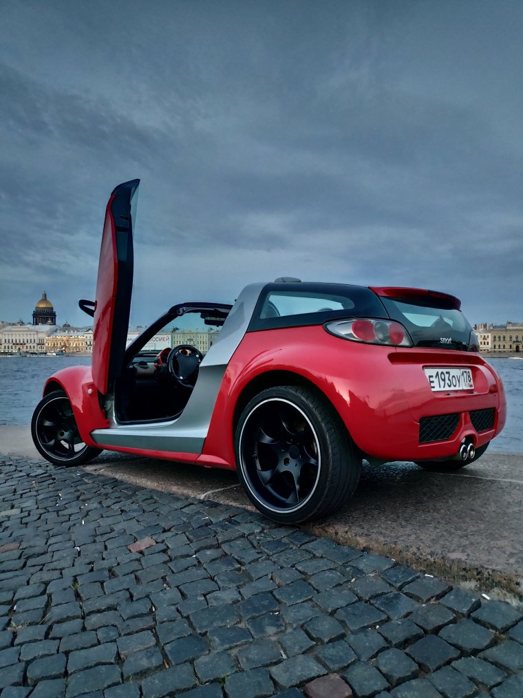 Smart Brabus Fortwo (оранжевый)