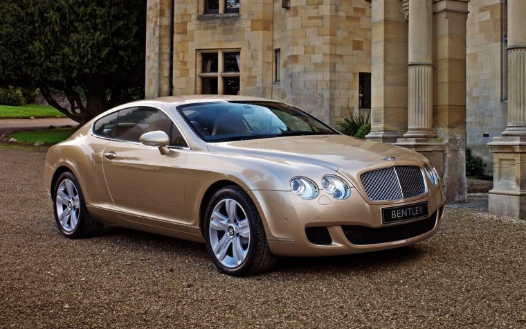 Бентли Континенталь gt бежевый