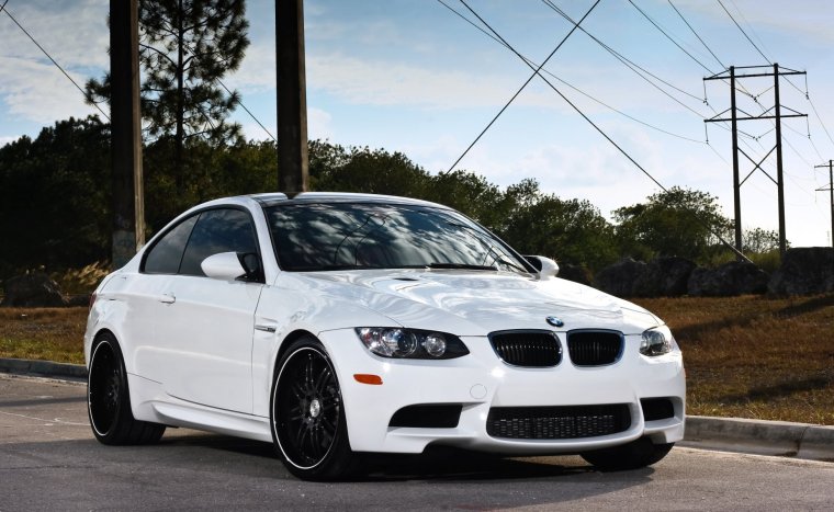 BMW m3 e92 белая