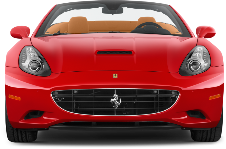 Машина вид спереди