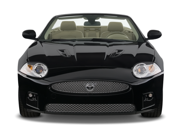 Машина для фотошопа на прозрачном фоне спереди