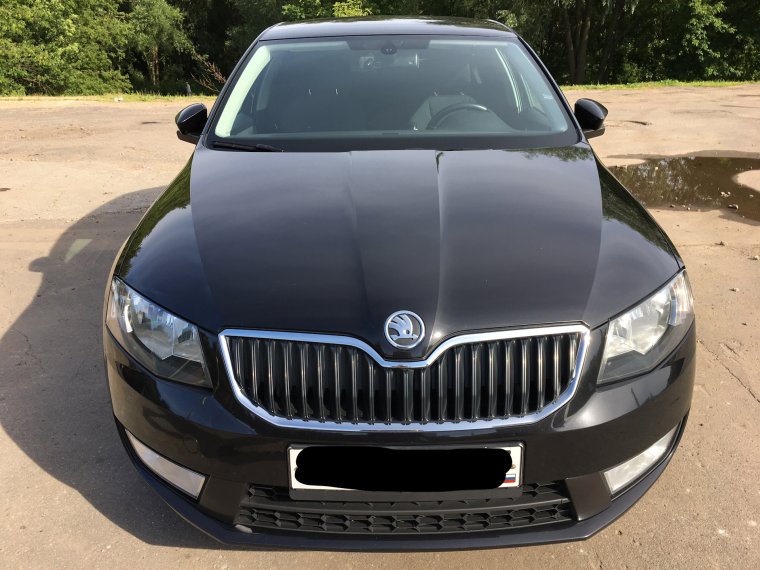 Шкода Октавия 2013 черная