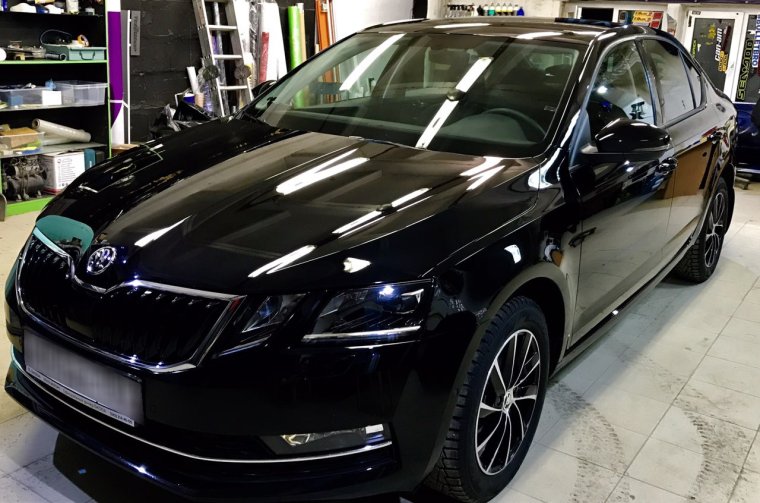 Skoda Octavia 2016 черная