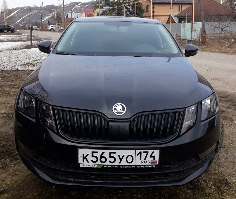 Skoda Octavia Black антихром