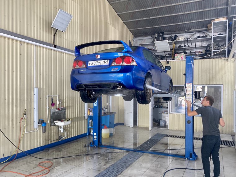 CRV 2 поколение мойка днища