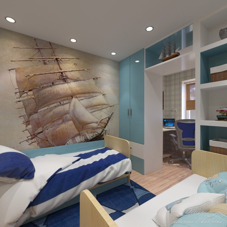 Проект комнаты для мальчика
