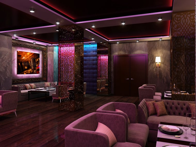 Караоке бар комната