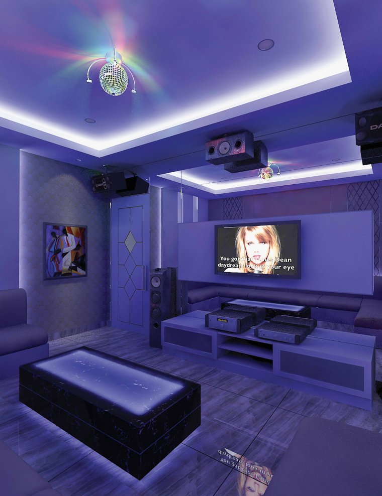 Комната в клубном стиле