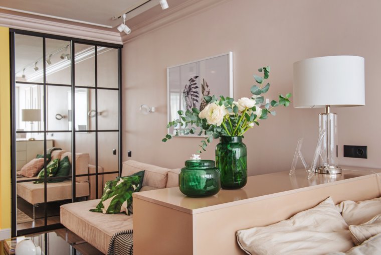 Акцентная стена в интерьере спальни