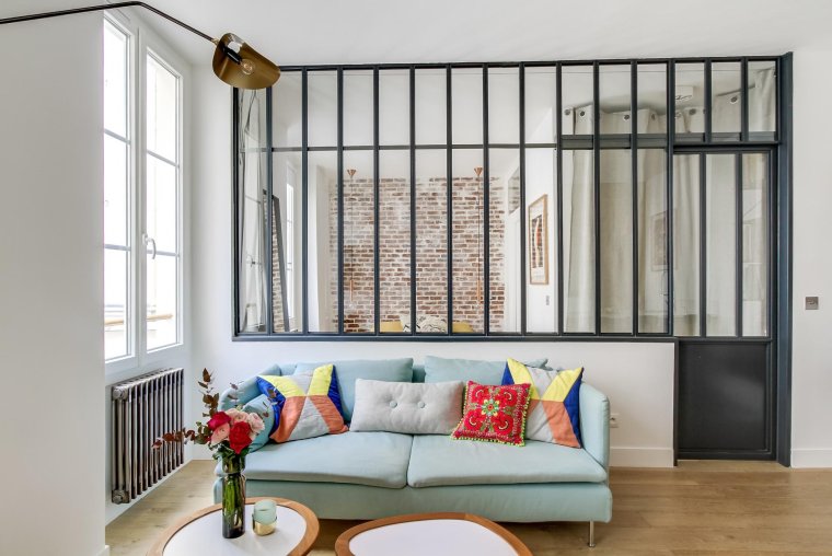 Спальня в комнате без окон