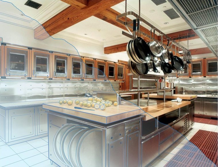 Профессиональная кухня в частном доме