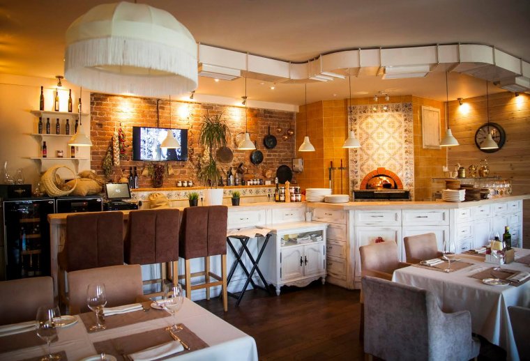 Кухня в ресторанном стиле