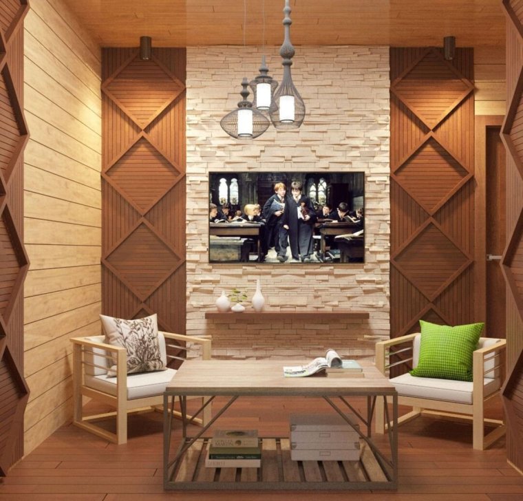 Потолок в комнате отдыха в бане