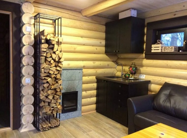 Отделка предбанника