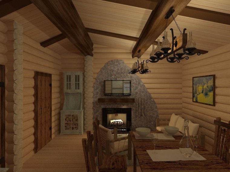 Интерьер бани