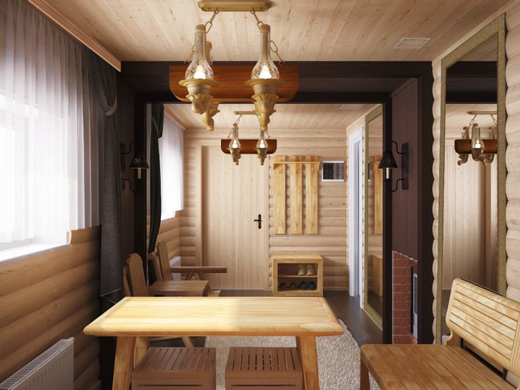 Интерьер бани