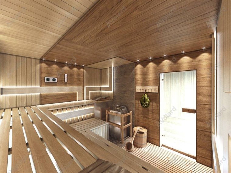 Интерьер сруба 6 на 6