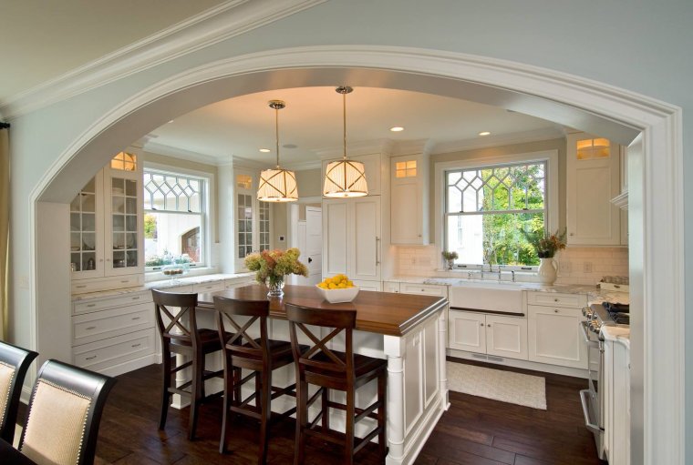 Арка в интерьере кухни