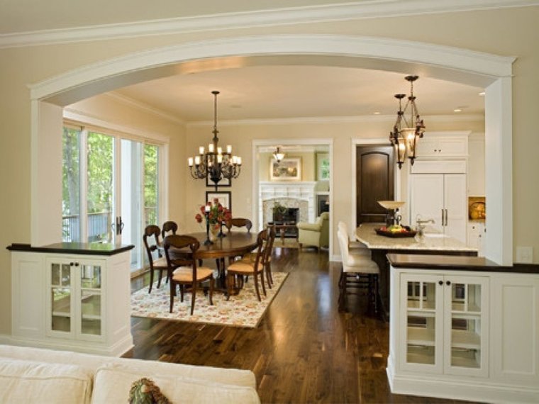 Авка медлу кухней и столовой