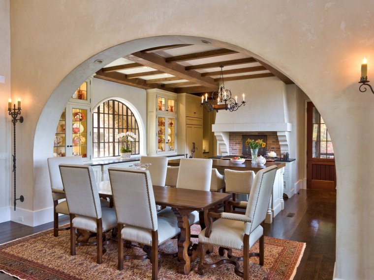 Арка в интерьере кухни