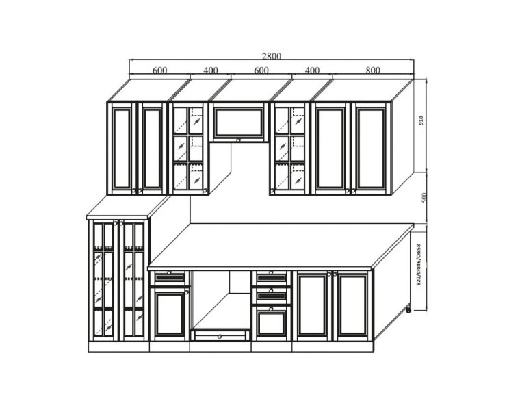 Кухня модульная Ника 1