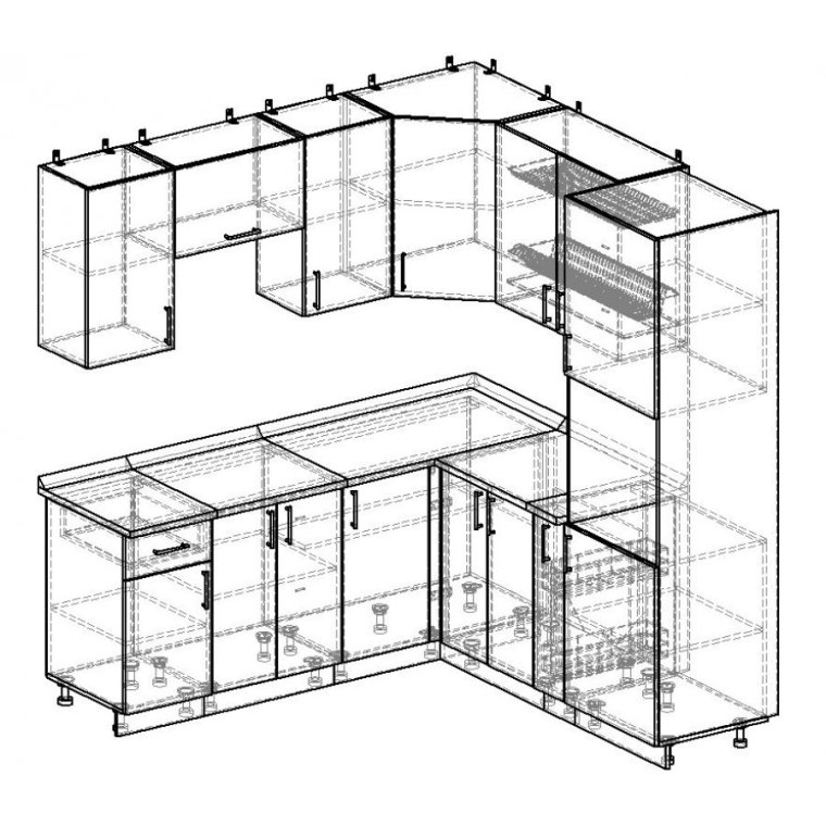 Угловой кухонный модуль