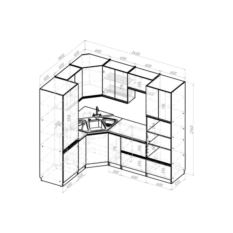 Кухонный гарнитур "Адажио"