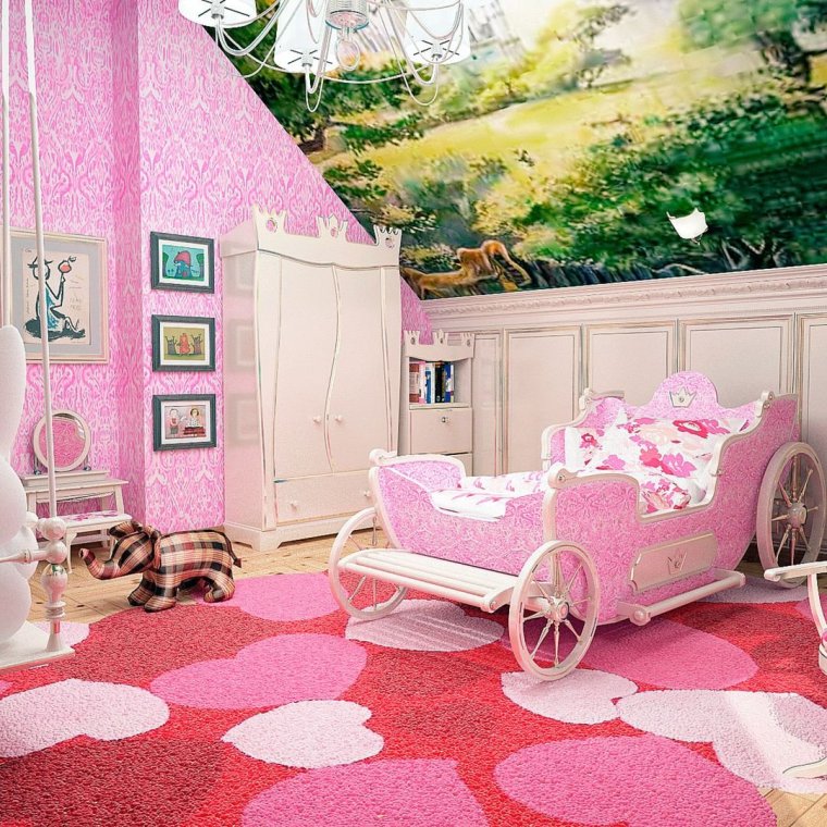 Мебель в детскую комнату для принцессы малышки
