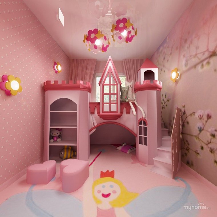 Красивая детская комната девочке