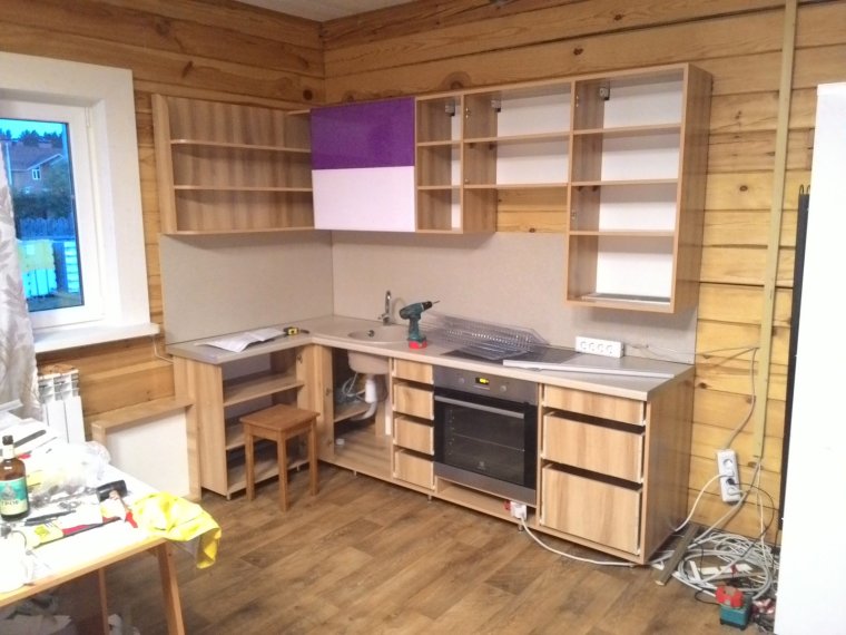 Самодельный кухонный гарнитур