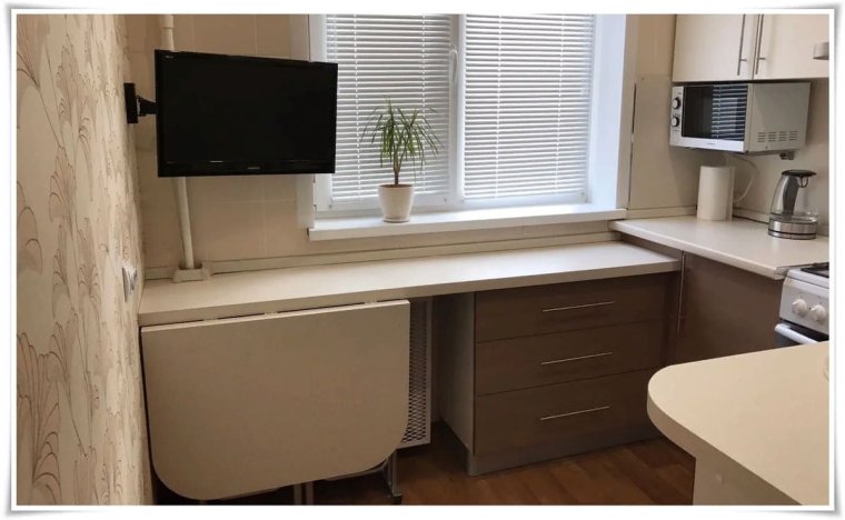 Кухонный подоконник столешница