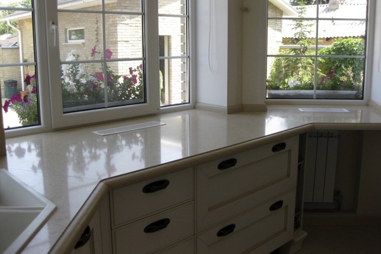 Подоконник кварц 20мм